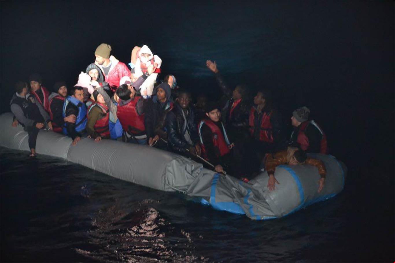 41 mülteci kurtarıldı